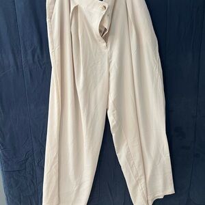 Fashion to Figure Women's Soft Cream Wide Leg Pants